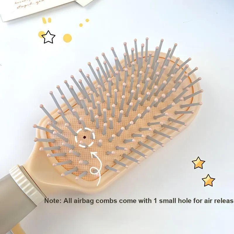Love Of Wormwood Fresh Soft Color Series Cute Pet Design Airbag Comb Anti Static-3