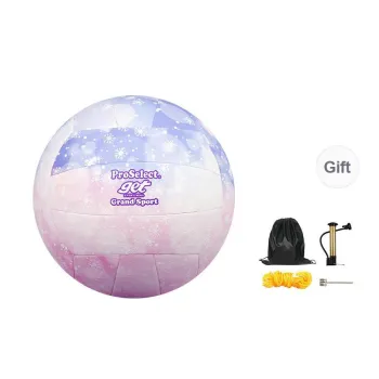 ProSelect PU Size 5 Volleyball Unisex Light Pink Purple