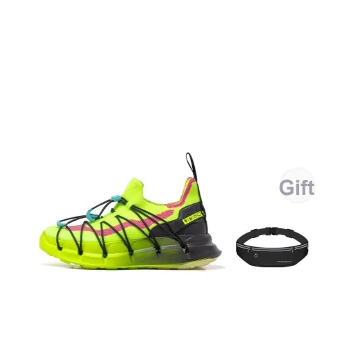 CARBONSTAR PRO Core Series Амортизация Устойчивость к истиранию Дышащий Низкий Топ Беговые кроссовки Унисекс Желтый Зеленый