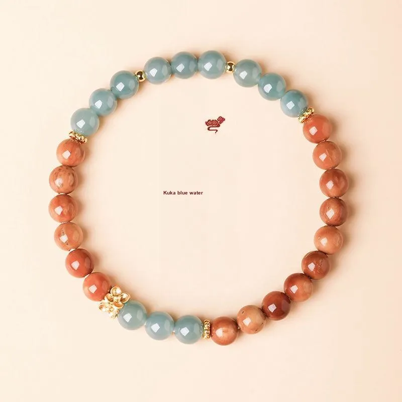 Fengyun Pavilion Chalcedony Bracelets Unisex-1