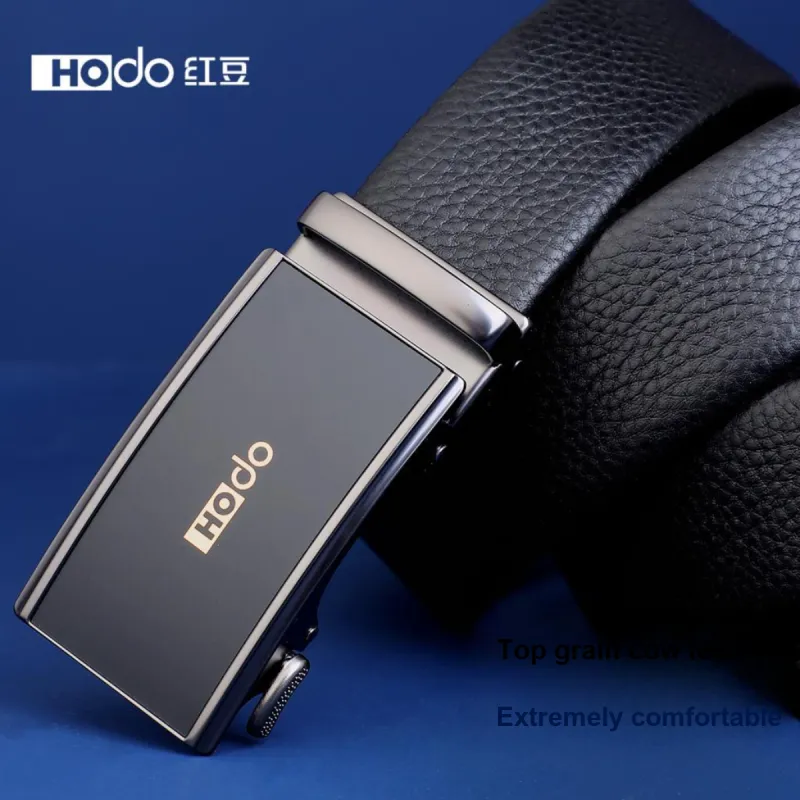 Red Bean Top Grain Cow Leather Leather Belts Men's 3.5cm-6