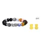 999 Fine Silver Earning Money Every Day Chinese Auspicious Animal Beaded Bracelet[Comes with Gold Sticker]