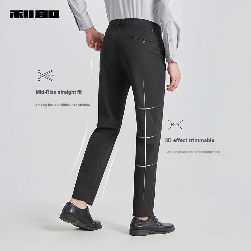 LESS IS MORE SS25 Casual Pants Men's Black-4