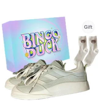 BINGO DUCK Low Top Skateboard Shoes Women's Mambo Green