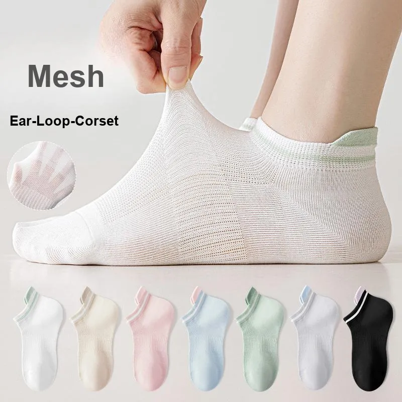 MIIOW Ankle Socks Women's 5 Pack-2