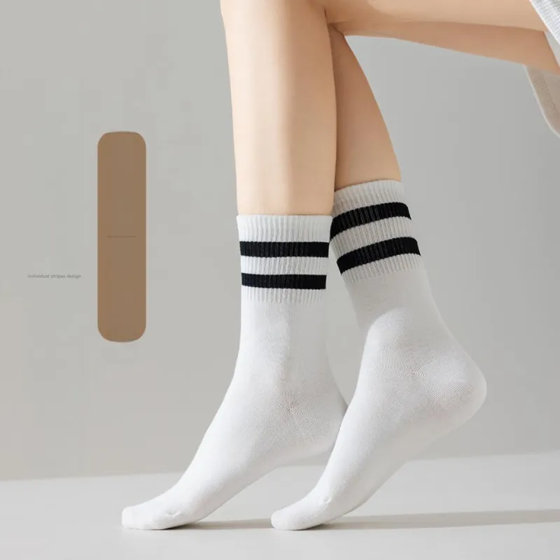 Ordifen Mid Calf Socks Women's 5 Pack-9