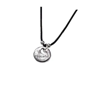 Old Qingyun Silver Building 999 Fine Silver Necklaces Unisex