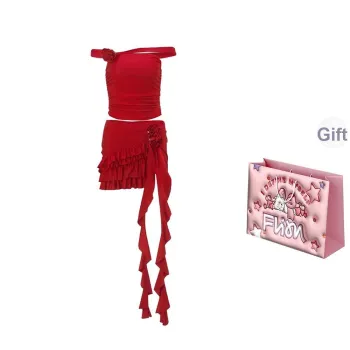 FLIM Two Piece Skirt Sets Women's