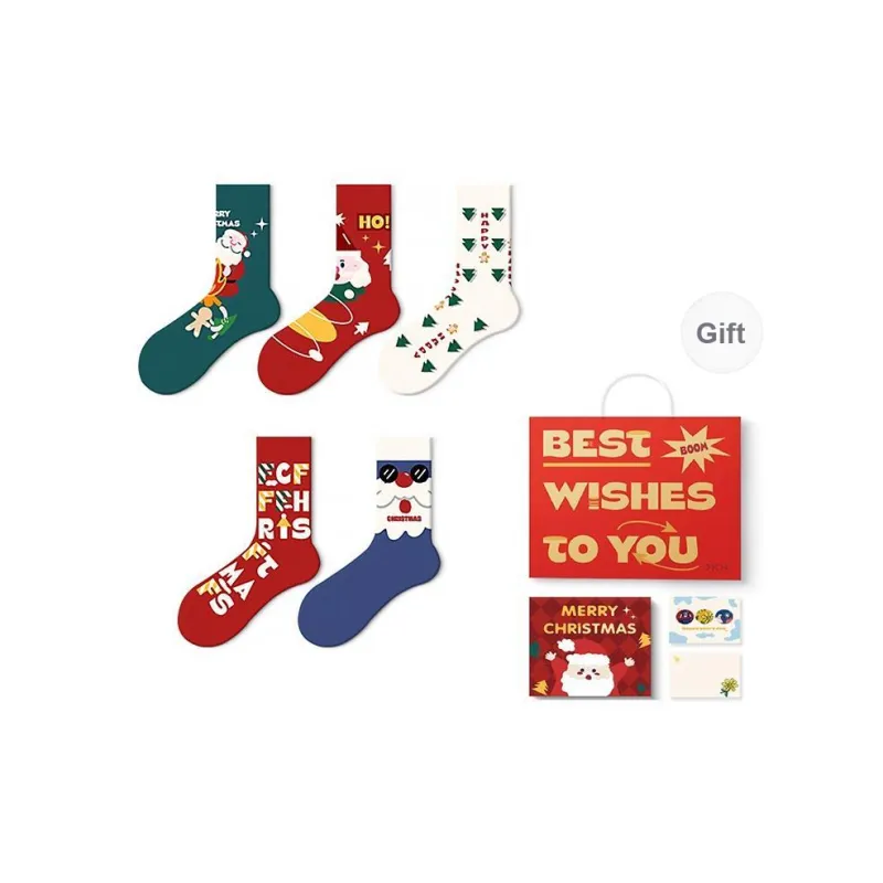 JKN Mid Calf Socks Unisex 5 Pack-6
