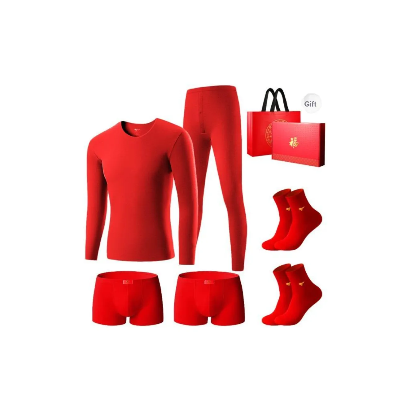 SEPTWOLVES Thermal Set Men's Gift Box Set