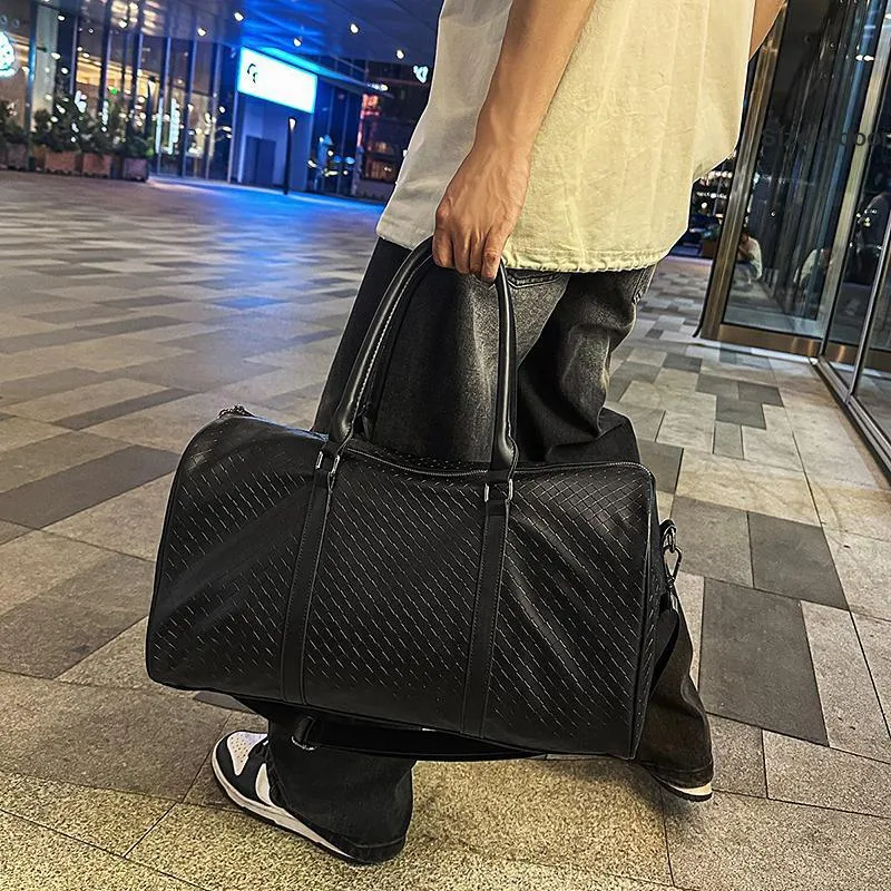 GOBLIN SHARKS 1759 PU Travel Bag Unisex Black-15