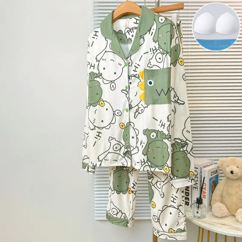 Sleeping Beauty Pajama Set Women's Green-1