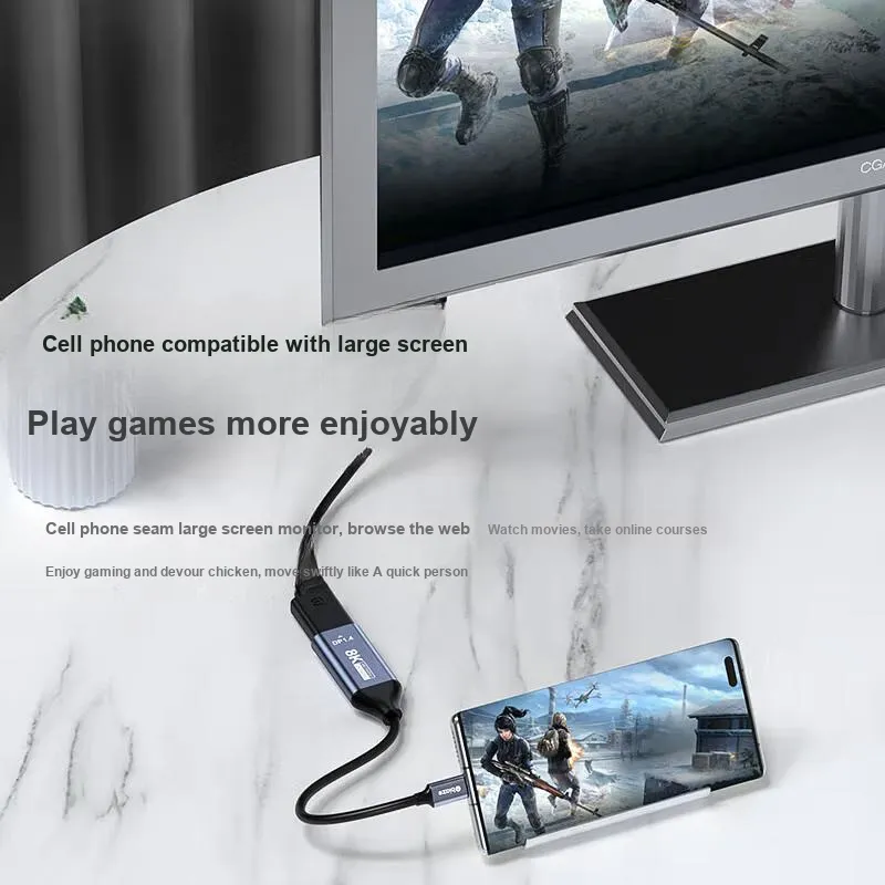 DPVRVR Type-C To DP 1.4 8K Dynamic HDR Cables-3