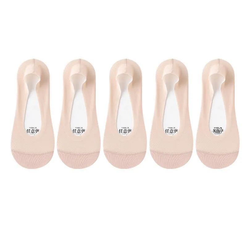 MIIOW No Show Socks Women's 5 Pack-2