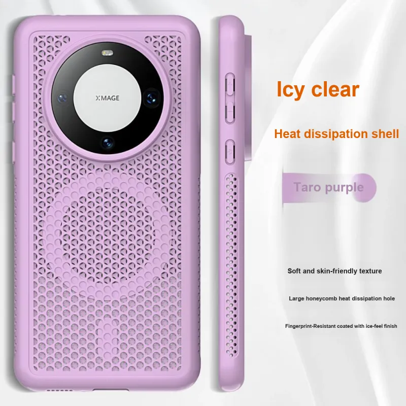 ZHUOJI TPU Material Heat Dissipation Magnetic Case Compatible With Huawei Mate 70 Pro-9