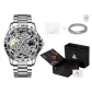 YB13166G1 Cool Silver (Watch Cloth+Mobius Bracelet+Time Box)
