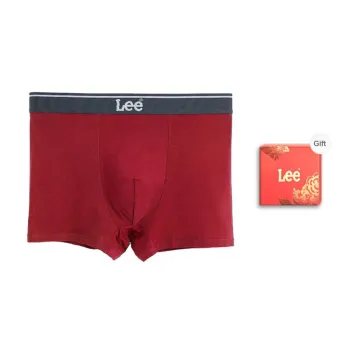 Lee Hui Guang II Generation Underwear Gift Boxes Men's Combo Set Dark Red