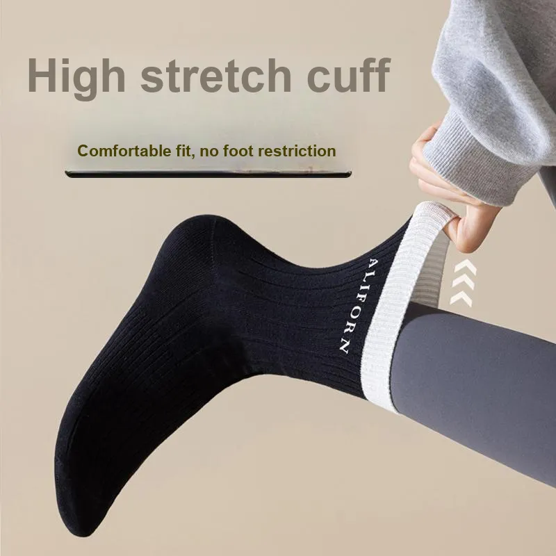 Urban Beauty Mid Calf Socks Women's 5 Pack-1