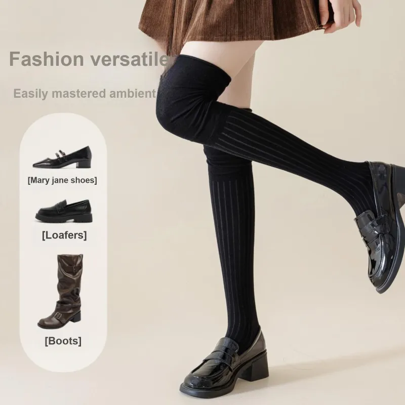 XXLLG Knee High Socks Women's 2 Pack-4