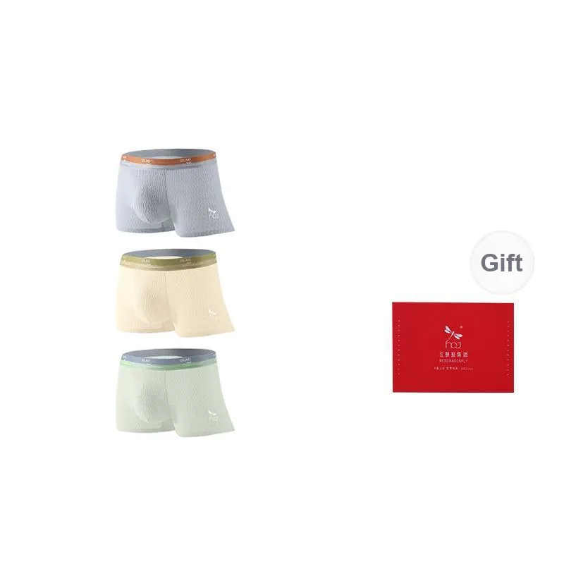 RED DRAGONFLY Cotton Panties Men's Combination Gift Box Set-9