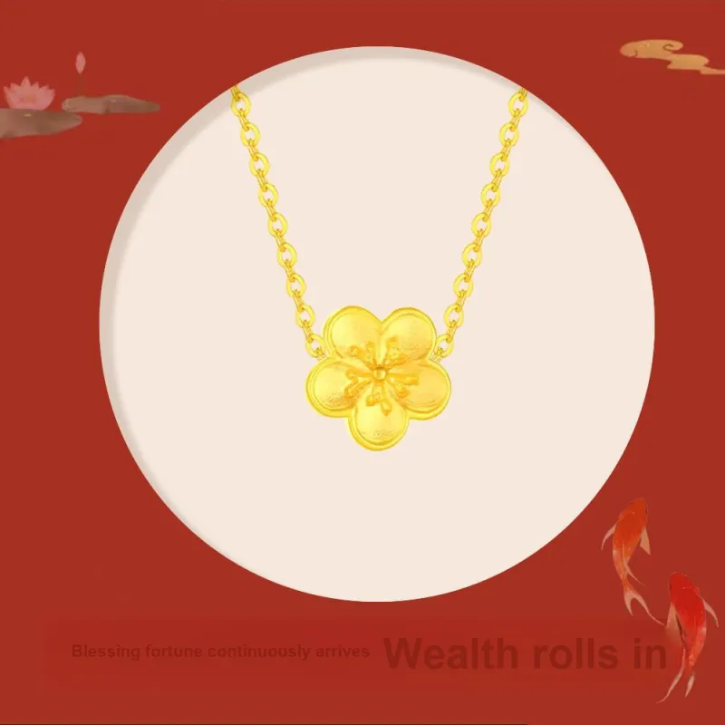 Crafts Women's Solid Gold Jewelry Necklaces Unisex-3