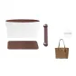 [City33 Dark Brown Three-Piece Set]Waterproof Liner+Bottom Pad+Shoulder Strap Pad