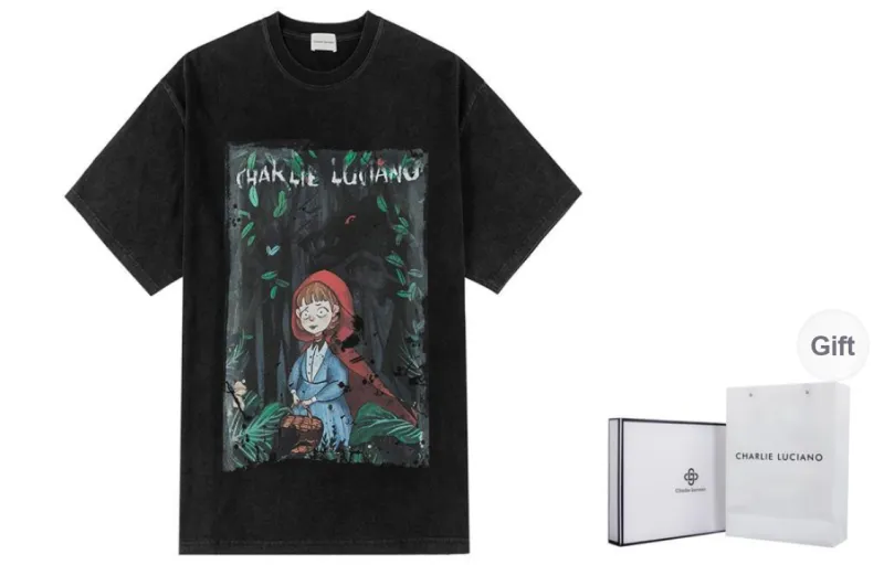 Charlie Luciano T Shirt Unisex Dark Gray-0