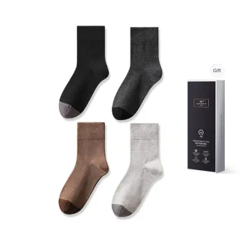 SEPTWOLVES Knee High Socks Men's Box 4 Pack Mixed Color