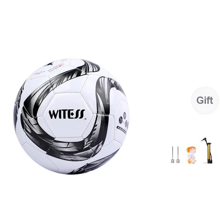 WITESS No. 3/4/5 Training Soccer PVC Machine Stitched Soccer Ball Unisex-0