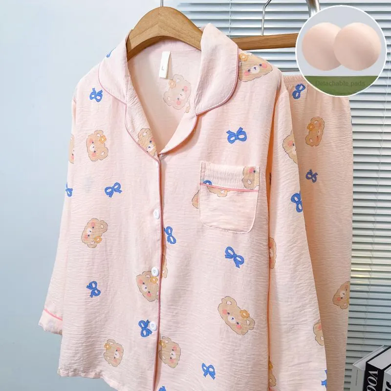 Sleeping Beauty Pajama Set Women's Pink-4