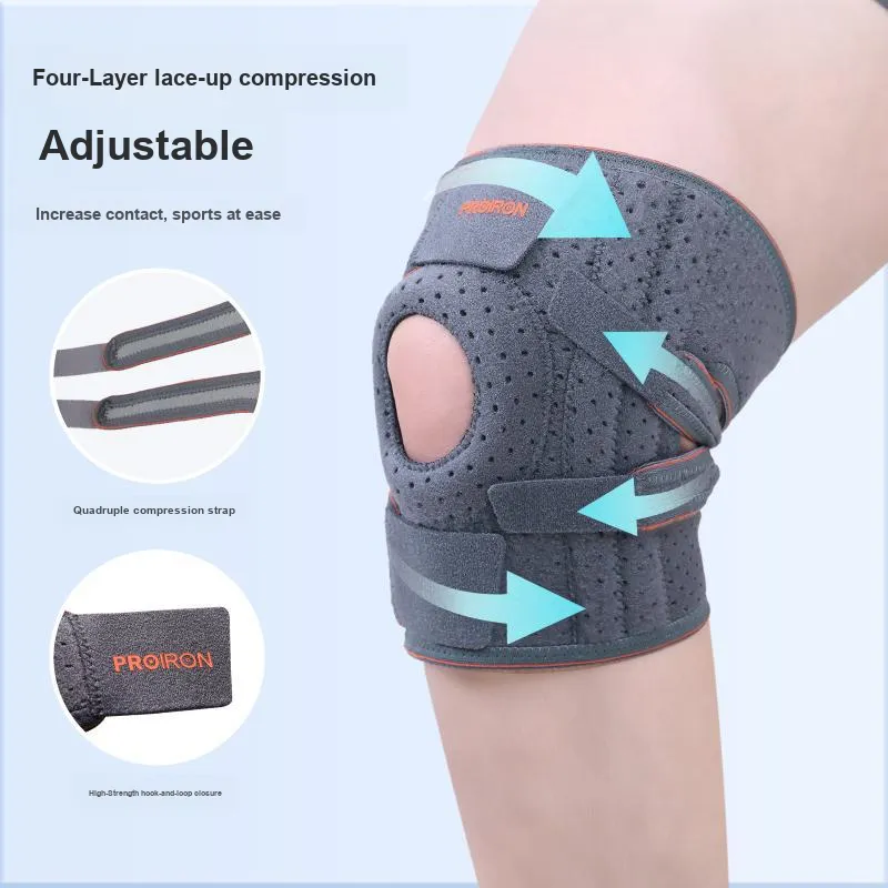 PROIRON Knee Pads Nylon Elastane Running Mountaineering Basketball Unisex-4