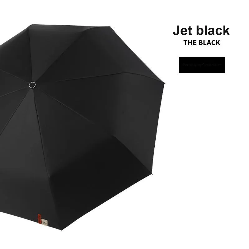 RABBITUU High Value Portable Manual Umbrella Sun Umbrella Foldable Solid Color Dual Use For Sunny And Rainy Days-11