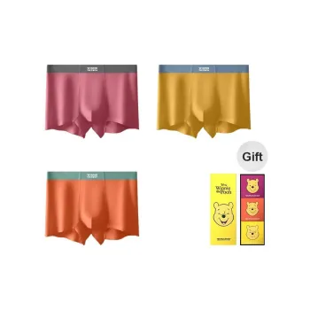 Disney Winnie The Pooh Series Underwear Gift Boxes Men's 3 Pack