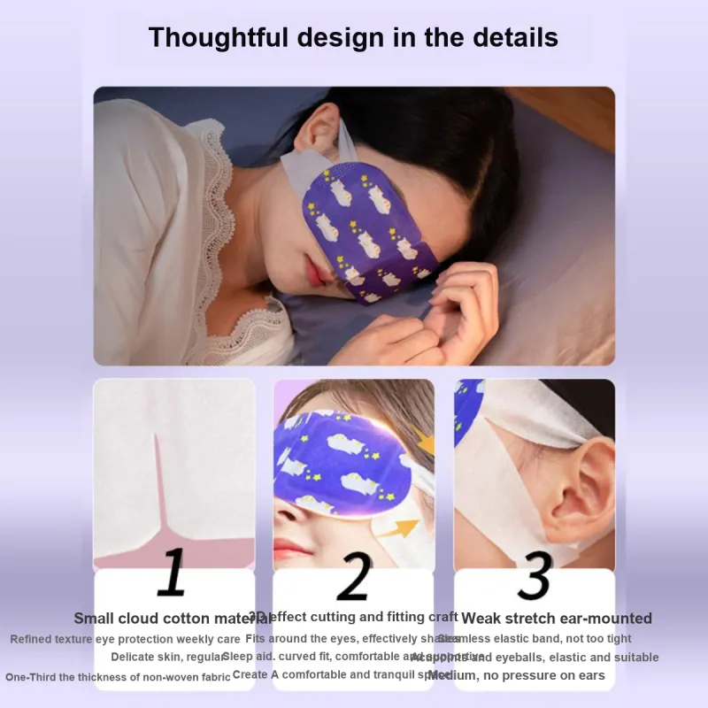 Benevolence Warming Eye Mask For Sleep And Napping With Light Blocking-1