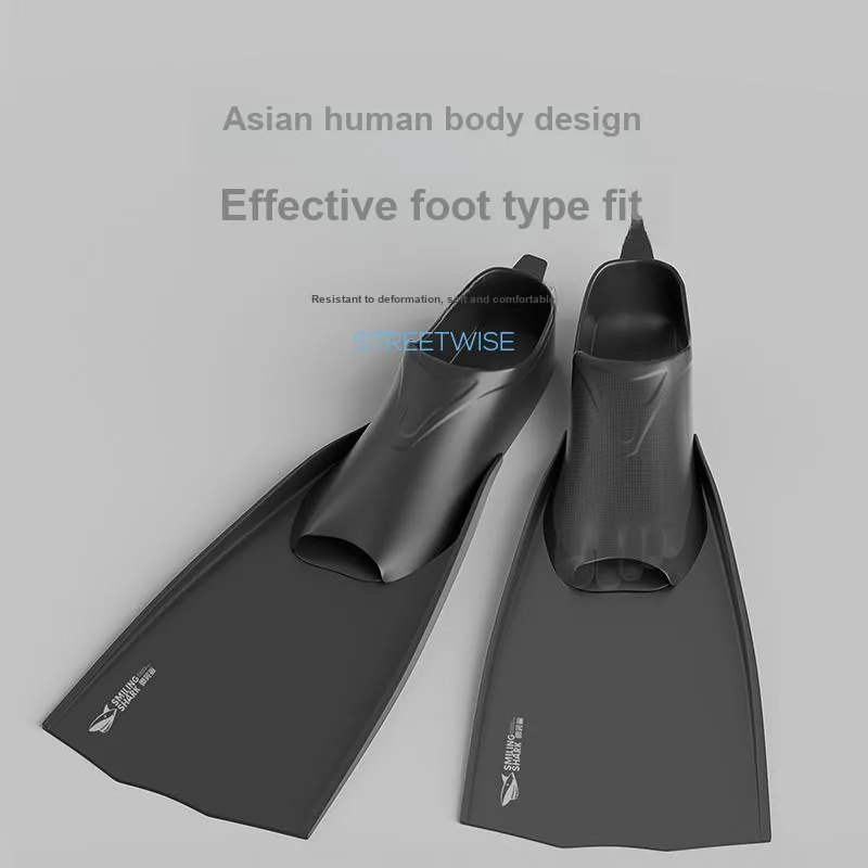 SMILING SHARK Diving Flippers-5