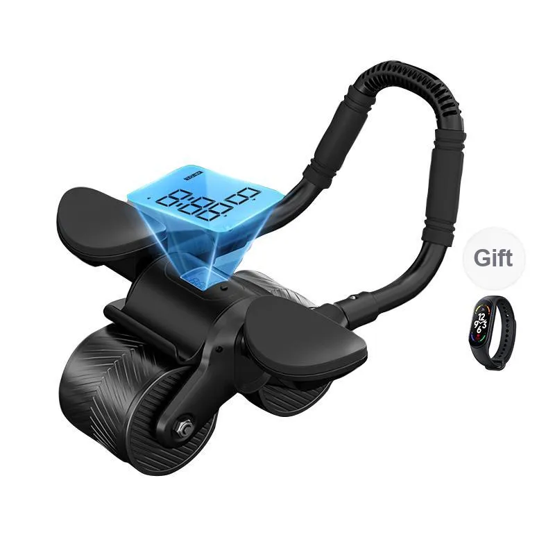 SMVP Abdominal Roller Fitness Equipment Automatic Rebound Tummy Tucking Magic Household Ab Roller-5