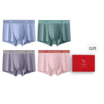 RED DRAGONFLY Cotton Panties Men's Combination Gift Box Set