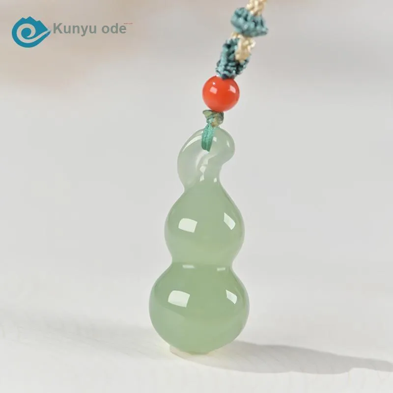 KUNYUYAO Hetian Jade Pendants White Jade Unisex-8