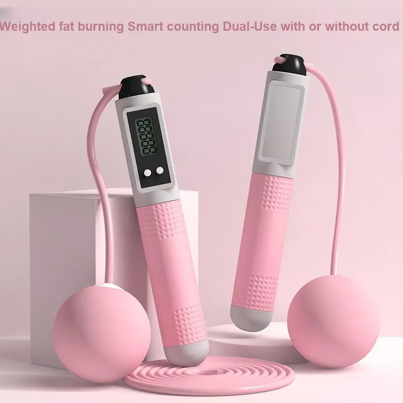 ZHIYILIANGPIN Cordless Counting Jump Rope Fitness Fat Burning Sports-2