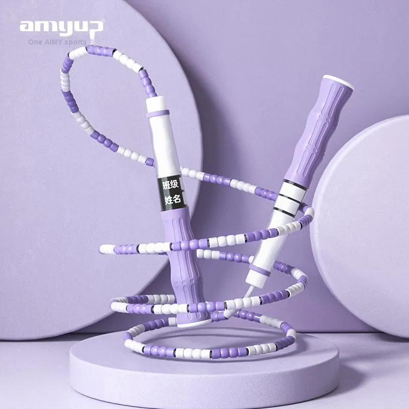 AMYUP Casual Entertainment Non Countable Jump Ropes Adults/Kids/Teenagers/Students PP Controller TPE Silicone Rope 2.8m-3