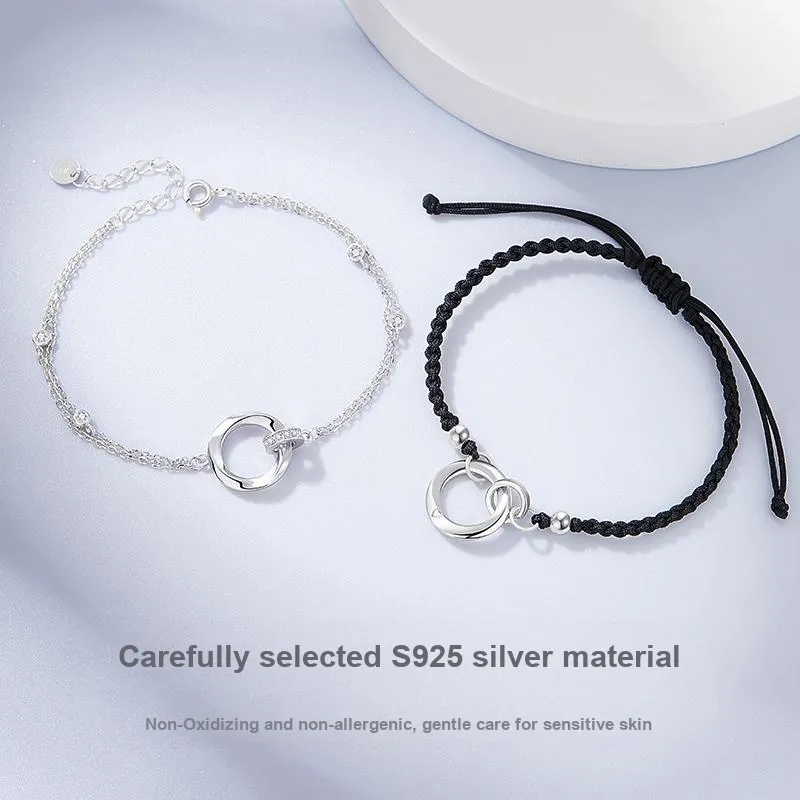 OWNCOOL S925 Silver Bracelet Box Unisex-2