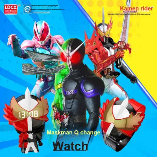 Spiritual Creations Kamen Rider Characters Q Change Kids Watch Toys