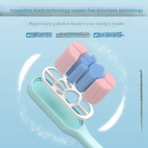 QINXIANG Soft Bristle Colorful Head Multi Head Toothbrush Family Pack Men's Women's Postpartum Couple Toothbrush