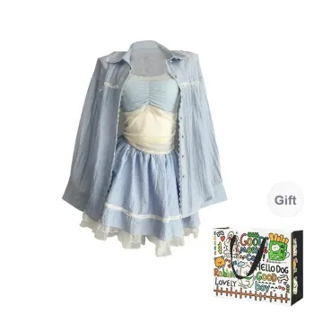 OURUOKE Two Piece Skirt Sets Women's