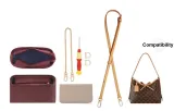 Trumpets Burgundy (Velvet Braided Chain Liner)+Sub-Bag[Cow Leather Crossbody]Modified Set