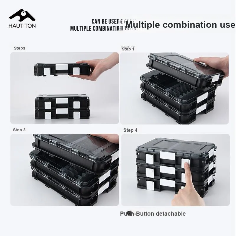 HAUT TON Bait Box Fishing ABS 23.2*16.5cm-3