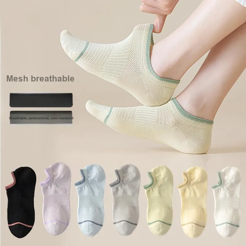 MIIOW No Show Socks Women's Shopping Bag 5 Pack-21