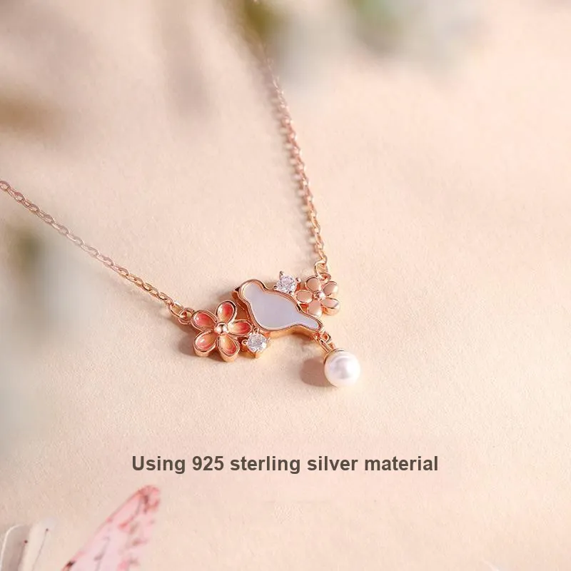 Otoshi S925 Silver Necklaces Women's-2