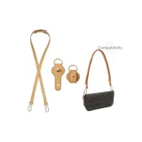 Beeswax 1.5cm Width Three-Section Adjustable Shoulder Strap+8-Character Abrasion-Resistant Buckle