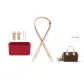 [Three-Piece Set]Abrasion-Resistant Buckle+1.5cm Shoulder Strap+Beige Blue Fleece Liner-Includes Protective Ring